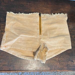 bdg mini zipper shorts